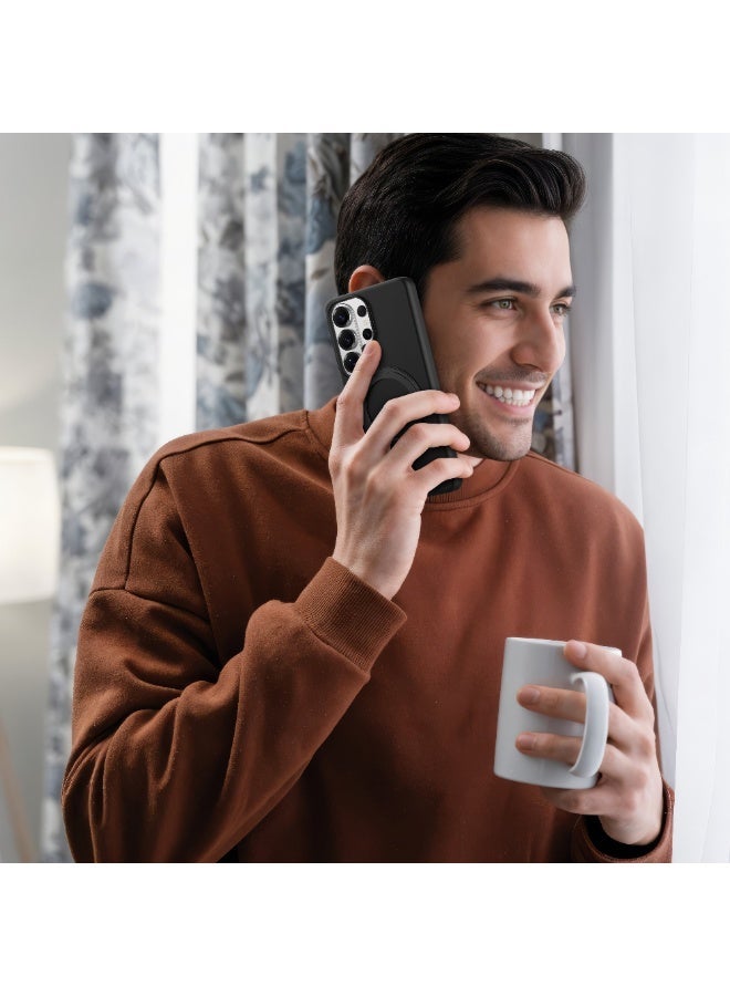 LEVELO Galaxy S26 Ultra MagSafe Case with 360° Kickstand, Liquid Silicon Comfort, Strong Magnets, Metal Frame, Shock-Resistant Bumper, 5ft. Drop Tested - Image 5